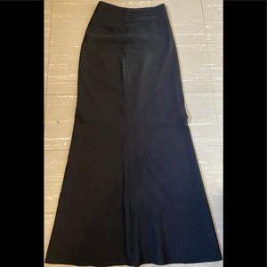 All Black long Maxi Skirt